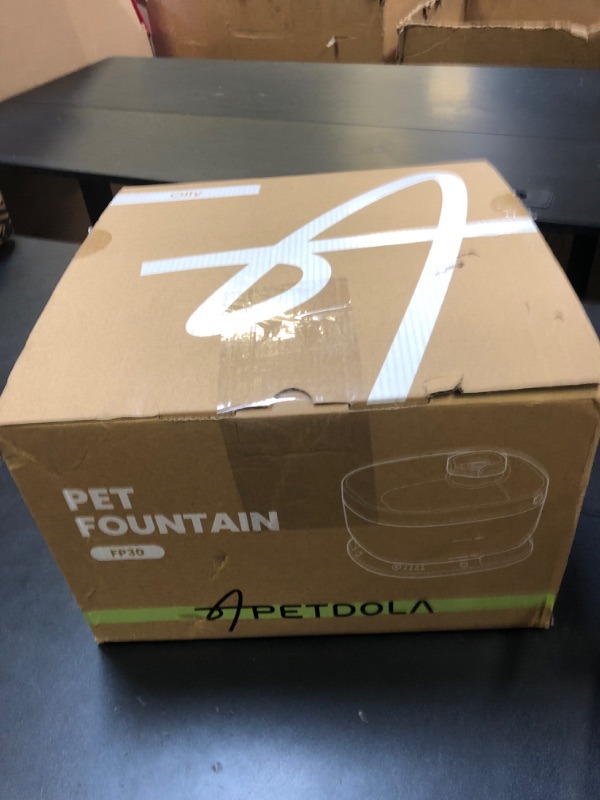 Photo 1 of APD APETDOLA Wireless Dog Water Fountain, Battery Operated Dog Water Dispenser with Motion Sensor, 237 oz/ 7L Cordless Fountain Water Bowl with 3 Work Modes for Large Dogs, Cats, Multi-Pets - FP30