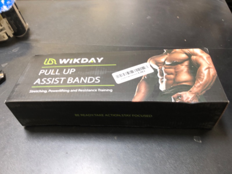 Photo 1 of WIKDAY Resistance Bands, Pull Up Assistance Bands, Workout Bands, Heavy Exercise Bands Set with Door Anchor, Elastic Bands for Body Stretching, Training at Home/Gym for Men & Women