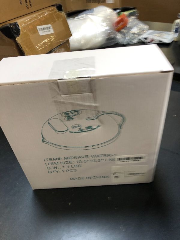 Photo 1 of Microwave Splatter Cover with Water Steamer for Food - 10 Inch Steam Microwave Splatter Guard with Handle Plate Covers for Heating Food Splash Oven Lid with Built in Steamer