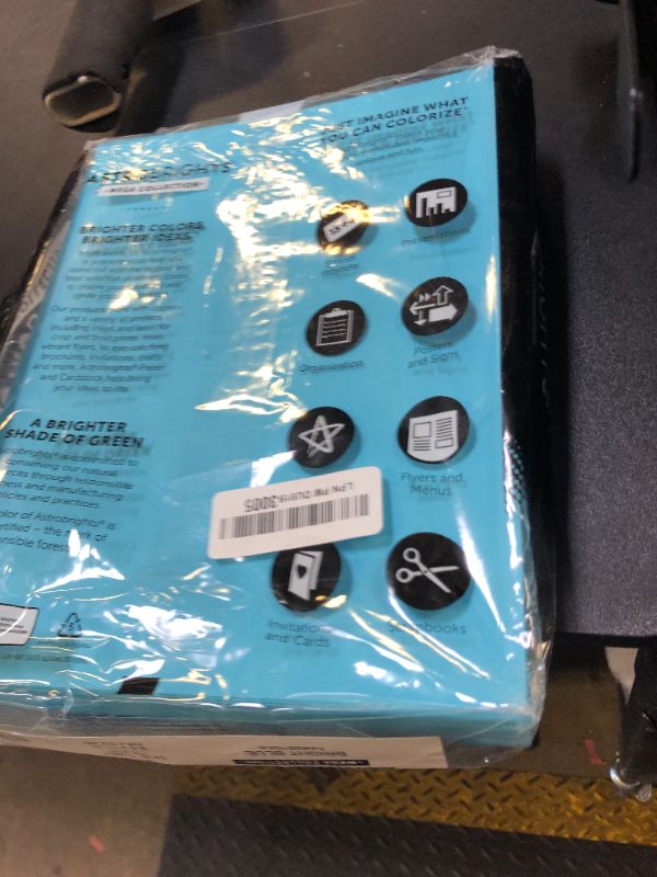 Photo 1 of Astrobrights Mega Collection, Colored Cardstock, Bright Blue, 320 Sheets, 65 lb/176 gsm, 8.5" x 11" - MORE SHEETS! (91628)