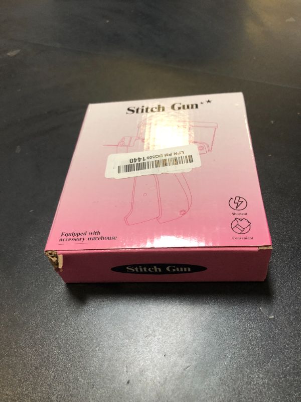 Photo 1 of Tagging  Kit for Clothing, Micro Tag Gun Kit for Clothes, Quick Clothing Fixer, Mini Quick Sewing Gun, Garment Price Tagger Stitching Guns with 5 Fine Needles 1200 Pcs Barbs Fasteners Black