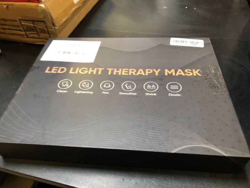 Photo 1 of EVFOFO Red Light Therapy Mask for Face, 7 Colors LED Face Mask Light Therapy At Home, Led Face Mask Light Therapy, Black