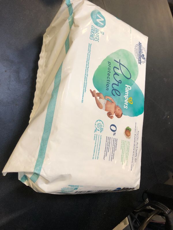 Photo 1 of pampers Pure Protection Diaper Size 0 31 ct DAMAGED PKG
