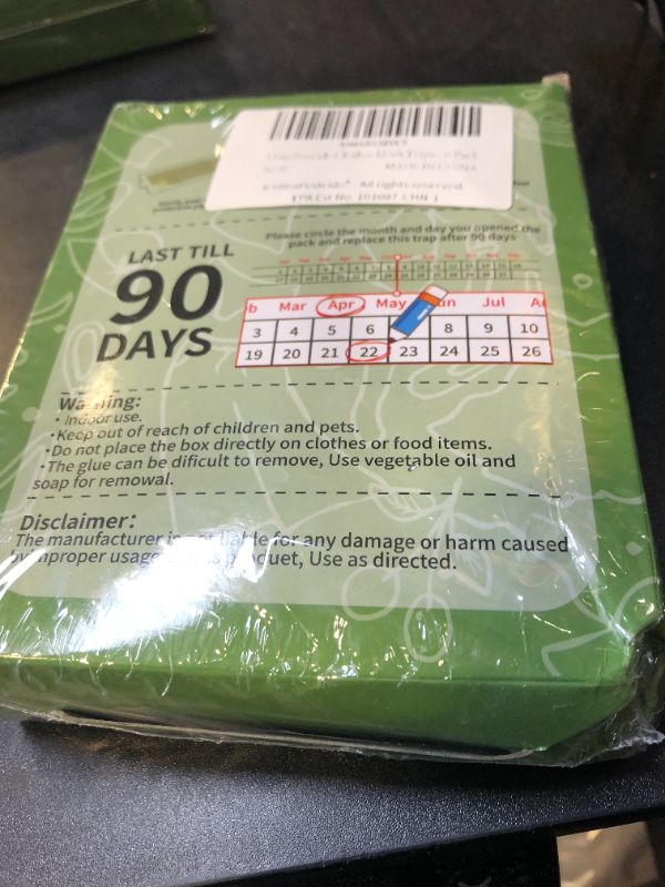 Photo 1 of UltraPestcide Moth Traps for Clothes, 6 Pack - Clothing Moth Traps with Pheromones Attractant, Moth Sticky Trap for Closets & Carpet & Wardrobes, Indoor Clothes Moth Killer DAMAGED PKG
