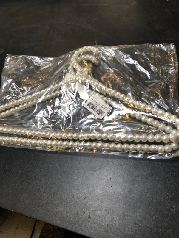 Photo 1 of 2pcs Pearl Hanger Home Use Hanger Creative Hangers Multipurpose Clothes Hanger Creative Coat Hanging Hooks Decorative Clothes Hangers Artificial Pearl Clothes Hanger Clothing Rack DAMAGED PKG
