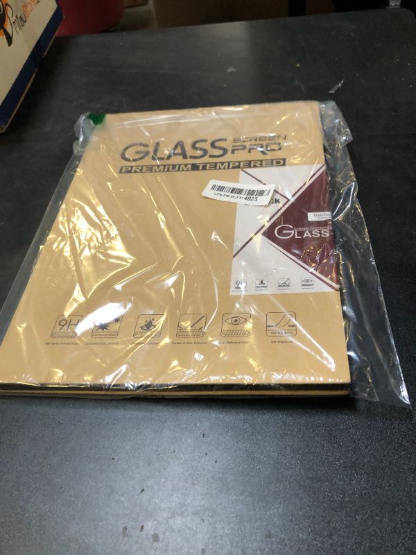 Photo 1 of Esanik 2 Pack Like Paper Glass Screen Protector for Samsung Galaxy Tab S10 Plus / S9 Plus / S9 FE Plus (12.4 inch) 9H Tempered Glass Film with Alignment Frame, Writing Like on Paper, Anti Glare