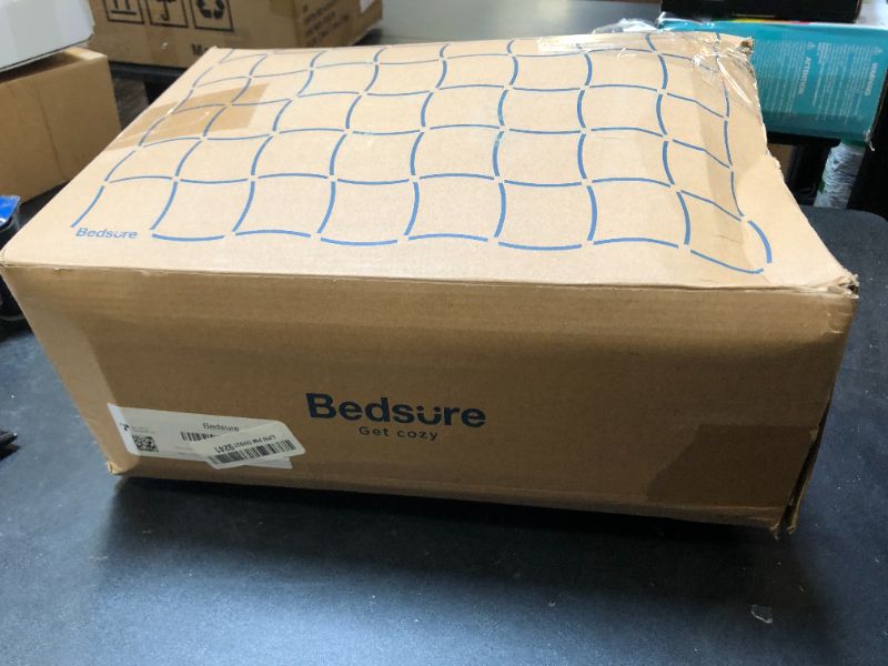 Photo 1 of Bedsure Full Comforter Set Beige - Bed in a Bag Full Size 7 Pieces, GentleSoft™ Pintuck Bed Set Gift for Family, Pinch Pleat Beige Comforter with Sheets, Pillowcases & Shams