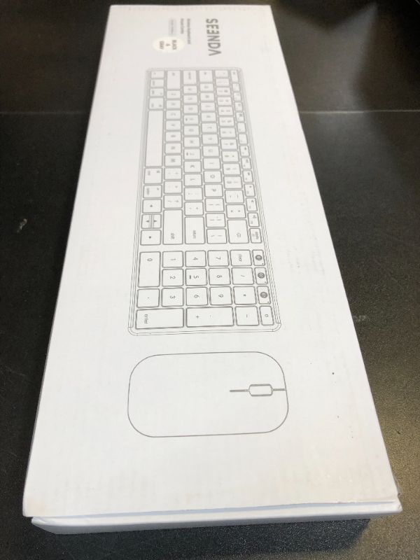 Photo 1 of Wireless Bluetooth Keyboard and Mouse for Mac, Multi-Device Rechargeable Slim Keyboard and Mouse Stainless Steel Full Size, Compatible with MacBook Pro/Air, iPad, iMac - Space Gray