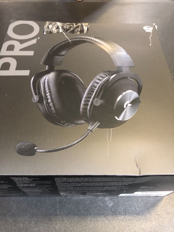 Photo 1 of Logitech G Pro X SE Wired Gaming Headset: Blue VO!CE Detachable Boom Mic, DTS 7.1, 50 mm Drivers, USB/3.5mm Aux, USB DAC Included, for PC, Xbox, PS5, PS4 - Black