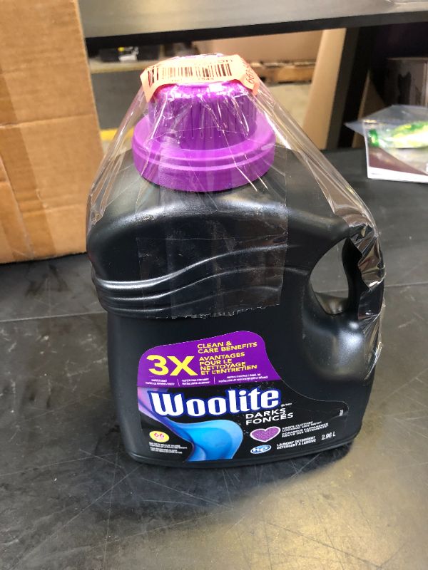Photo 1 of Woolite Darks, Laundry Detergent, Mega Value Pack, 2.96 L, With Colour Renew - Clothes Look New Longer 1 Count, 66 Loads