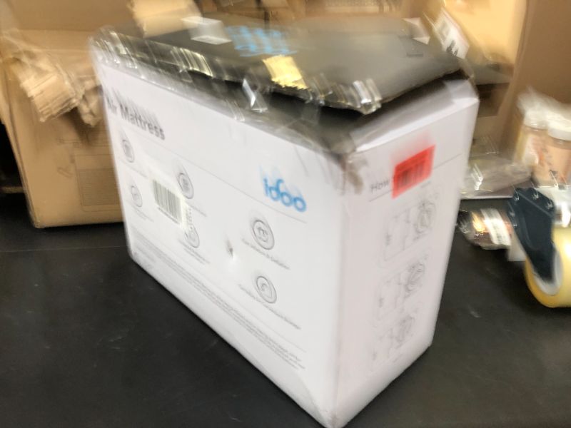 Photo 1 of iDOO Queen Air Mattress with Built in Pump, 18 Raised Comfort Blow up Mattress, Upgraded Four Chamber Airbed, Inflatable Mattress for Guests and Home, colchon inflable, Air Bed, 650 lbs Max