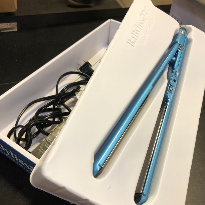 Photo 1 of BaBylissPRO Flat Iron Hair Straightener, 1 Inch Nano Titanium, Hair Styling Tools & Appliances, BNT4072TUC