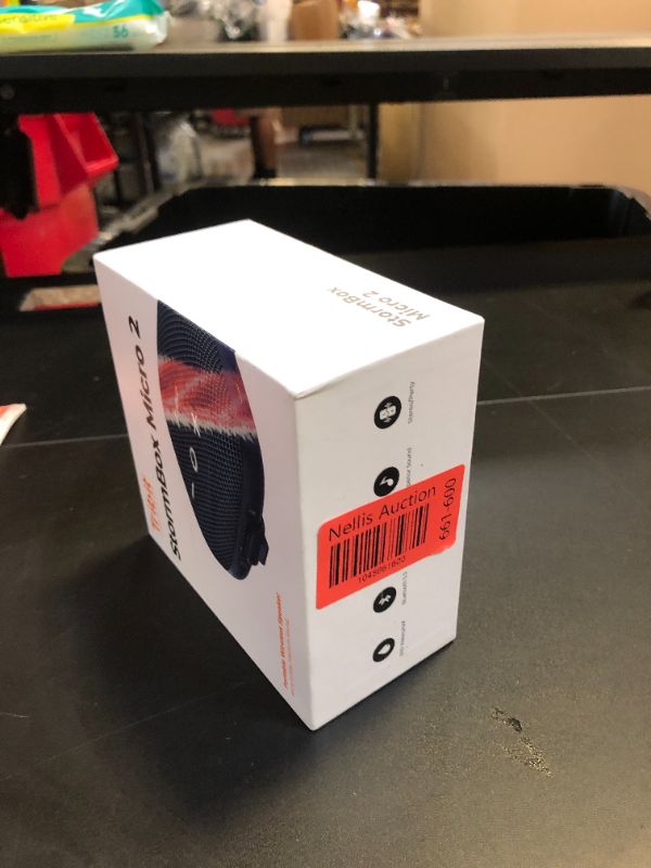 Photo 1 of Tribit StormBox Micro 2 Portable Speaker: 90dB Loud Sound Deep Bass IP67 Waterproof Small Speaker Built-in Strap, 12H Playtime for Outdoor Camping Biking, 150ft Range (Pure Blue)