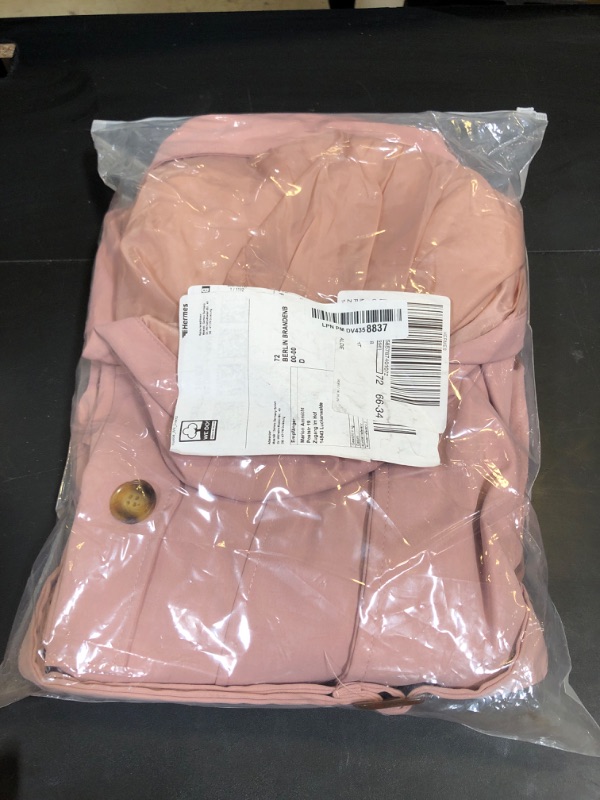 Photo 1 of Chrisuno Womens Long Coat Trench Coats with Hood Peacoat Hooded Waterproof Pink 2XL