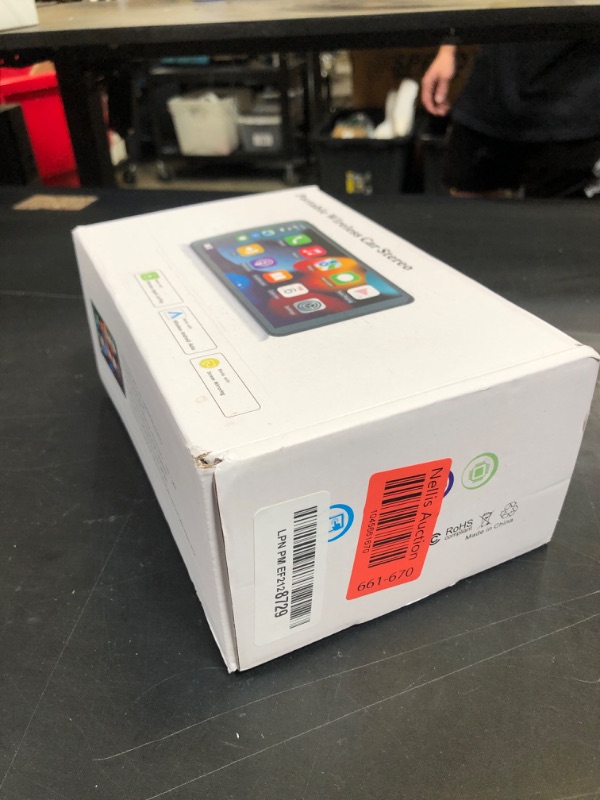 Photo 1 of Portable Wireless with Apple CarPlay and Android Auto Screen for Car, 7" HD Touch Screen Car Stereo with Mirror Link, Bluetooth 5.2, Backup Camera, AUX,FM Transmitter for All Vehicle