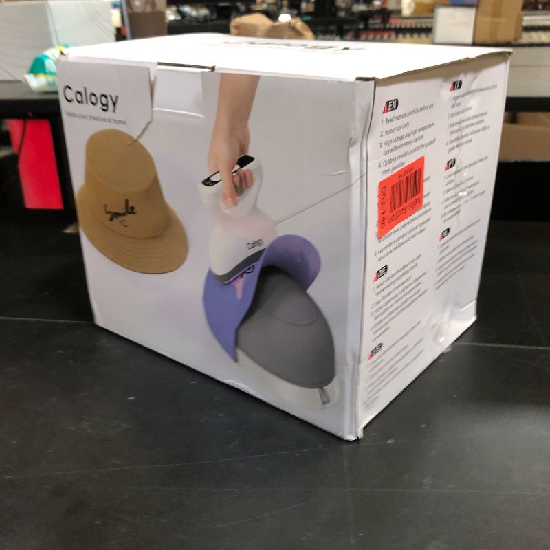 Photo 1 of Calogy Hat Press Heat Machine for Caps, Mini Portable Hat Heat Press with Timer, Max 410?,Precision Temp Control ±5?, Fast & Evenly Heating Curved Plate for Vinyl Transfer, Sublimation, Iron (Pink)