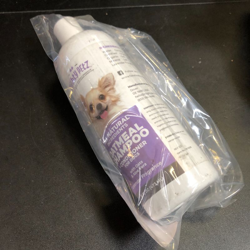 Photo 1 of Mighty Petz 2-in-1 Oatmeal Dog Shampoo and Conditioner – 16 oz Natural Support for Allergies, Itchy Sensitive Skin. Moisturizing & pH Balanced for Dogs with Oatmeal and Aloe Vera