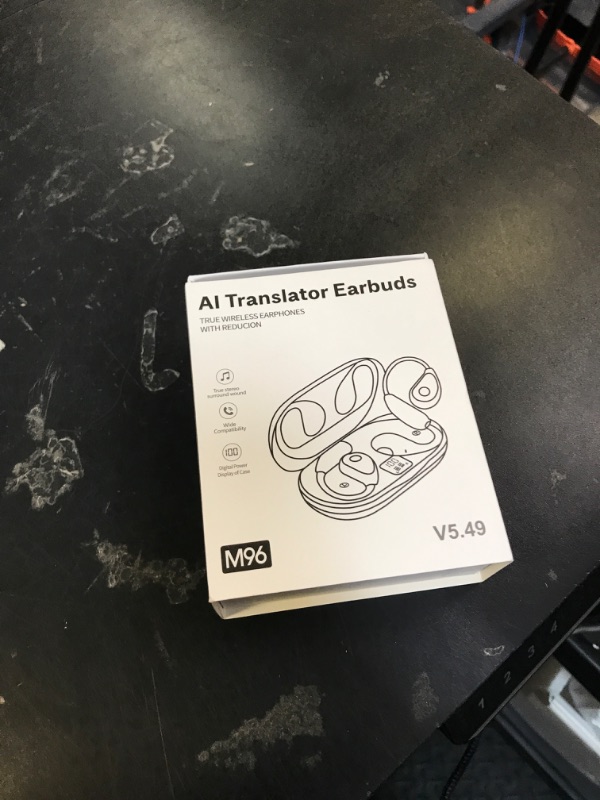 Photo 1 of AI Language Translator Earbuds, OWS Real-Time 3-in-1 Translation Earbuds 144 Languages & Accents, Translation Device for Travel Business Learning?Black?