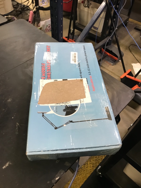 Photo 1 of BluuSuuk Tablet Floor Stand with 11lb Stable Base - Adjustable Height Stretchable Arm Swivel Holder Mount, Compatible with iPad Pro Air Mini 12.9/9.7, Kindle, Galaxy Tab, Cell Phones (4.7''-13'')