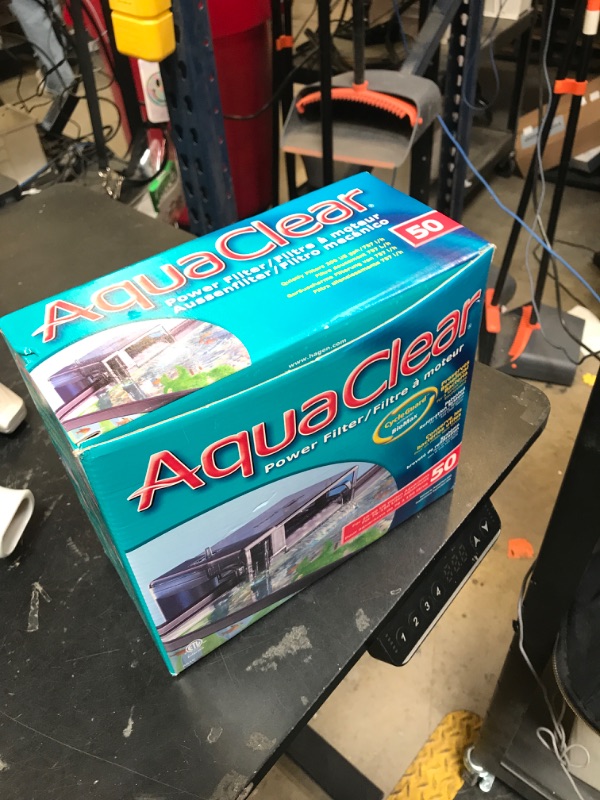 Photo 1 of AquaClear 50 Power Filter, Fish Tank Filter for 20- to 50-Gallon Aquariums (Packaging may vary)