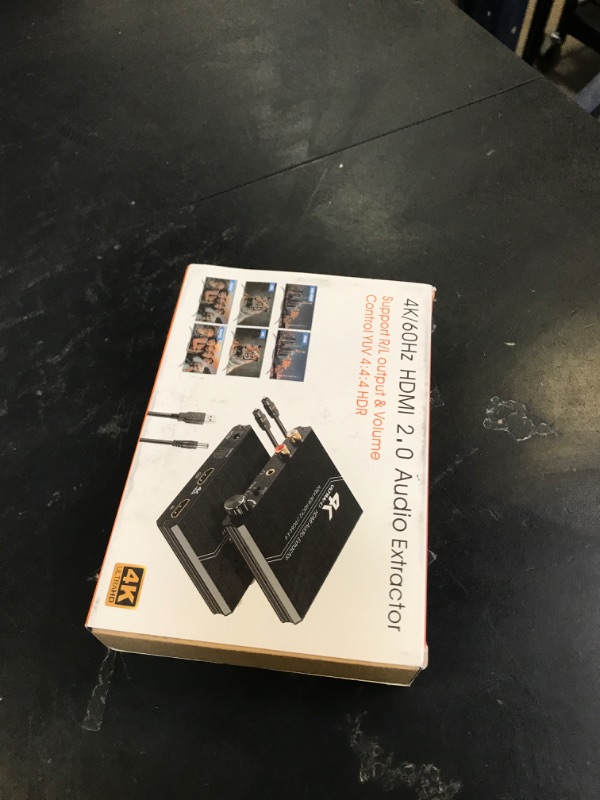 Photo 1 of HDMI Audio Extractor, Tendak 4K HDMI to HDMI with Optical SPDIF + 3.5mm Stereo + RCA L/R Audio Adapter Converter with Volume Control Support 4K@60Hz HDCP 2.2 HDR 3D YUV 4:4:4