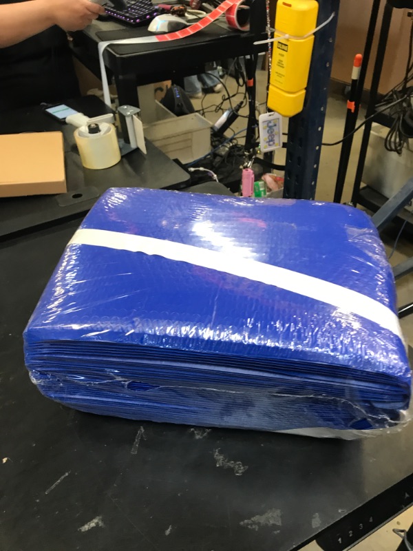 Photo 1 of Metronic Bubble Mailers 10.5 x 16 Inch 40 Pack Blue Large Bubble Mailer Waterproof Padded Envelopes for Books, Clothes, Stationeries, Small Business, Bulk Envelope Mailers