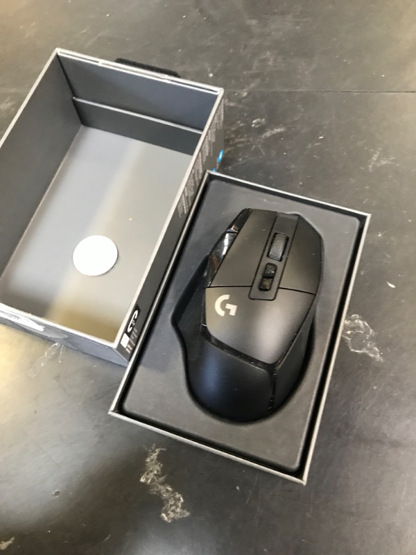 Photo 1 of Logitech G502 X Lightspeed Wireless Gaming Mouse - LIGHTFORCE hybrid optical-mechanical switches, HERO 25K gaming sensor, compatible with PC - macOS/Windows - Black