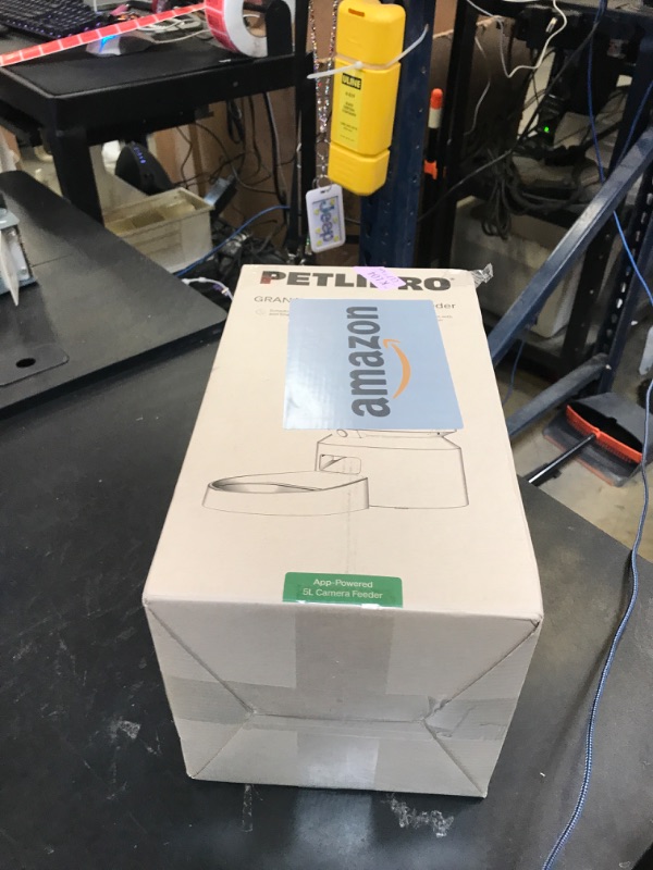 Photo 1 of PETLIBRO Automatic Cat Feeder with Camera, 1080P HD Video with Night Vision, 5G WiFi Pet Feeder with 2-Way Audio, Low Food & Blockage Sensor, Motion & Sound Alerts for Cat & Dog Single Tray