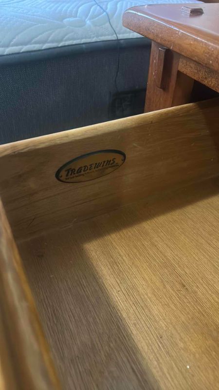 Photo 1 of TRADEWIN WOOD 3 DRAWER NIGHTSTAND 2‘ x 19.75”  x H27 1/2“
