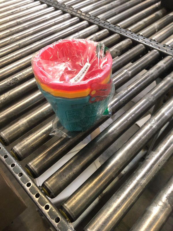 Photo 1 of Holady Plastic Beach Castle Mold Buckets, 7.3'' Large Size Sand Bucket Water Bucket for Beach Fun Great Summer Party Accessory