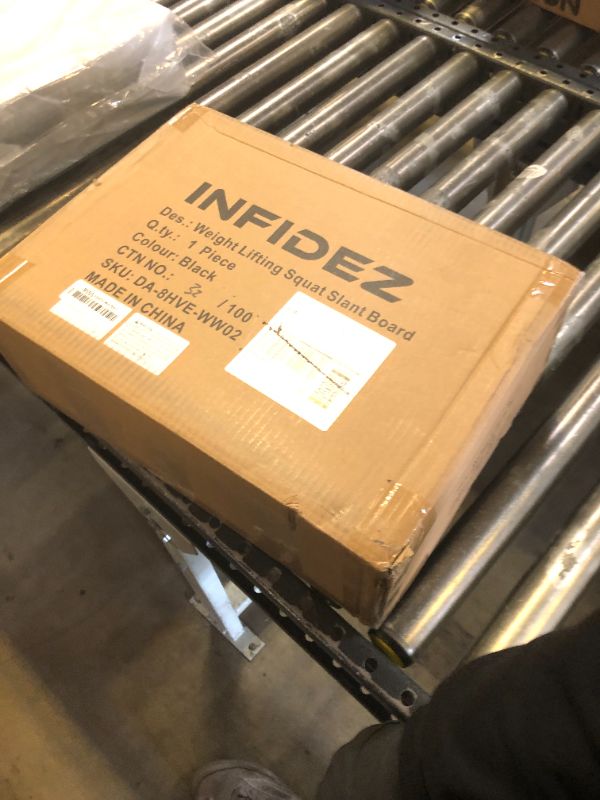 Photo 1 of INFIDEZ Premium 25 Degree Slant Board for Knees Over Toes, Slant Board for Squats, Incline Squat Board, Physical Therapy and Rehabilitation, Calf Stretcher for Improves Knee Health