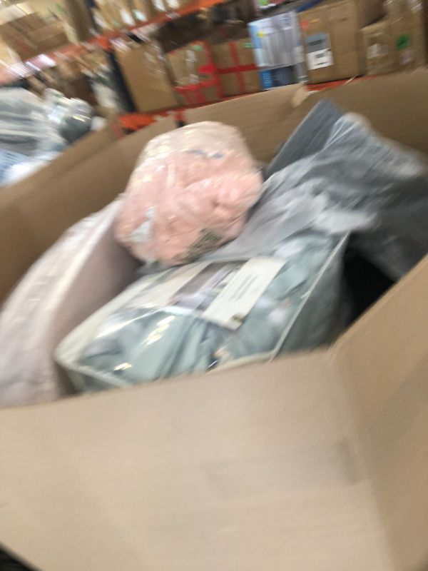 Photo 1 of PALLET OF PILLOWS AND BLANKET ETC SOLD AS IS 