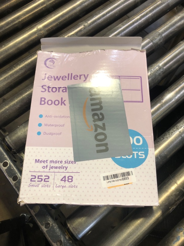 Photo 1 of 17Dec Large Transparent Jewelry Storage Book with 300 Pockets and 150 Jewelry Pouches,Travel Jewelry Organizer and Storage,Jewelry Binder Organizer for Earring,Bracelet,Necklace