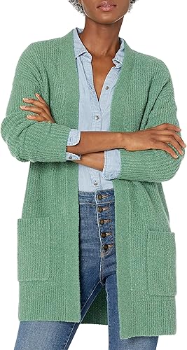 Photo 1 of Goodthreads Women's Oversized Boucle Shaker Stitch Cardigan Sweater