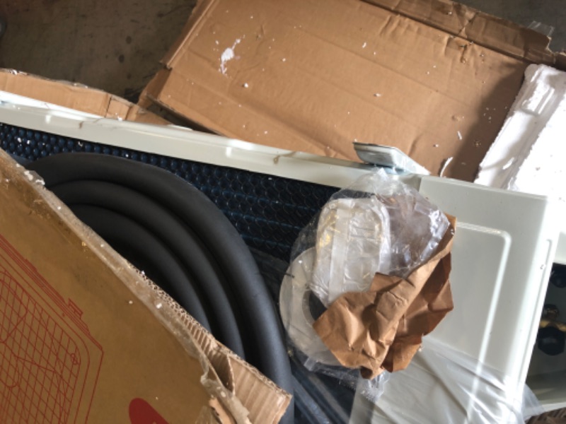 Photo 1 of TURBRO 18,000 BTU Ductless Mini Split AC with Heat Pump, Inverter Compressor, 19 SEER2, 230V, R32 Refrigerant, Pre-charged Evaporator, WiFi-Enabled, Works with App, AHRI Certified, Finnmark Series