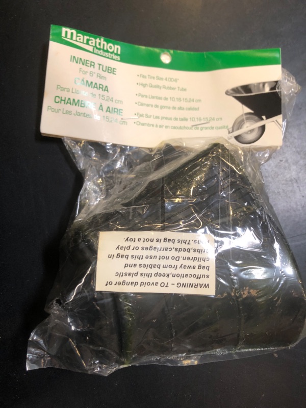 Photo 1 of Marathon Industries 20993 4.00-6-Inch Rubber Replacement Tube for Wheelbarrow - 13-inch Tire Diameter, Model: 20993, Home/Garden & Outdoor Store