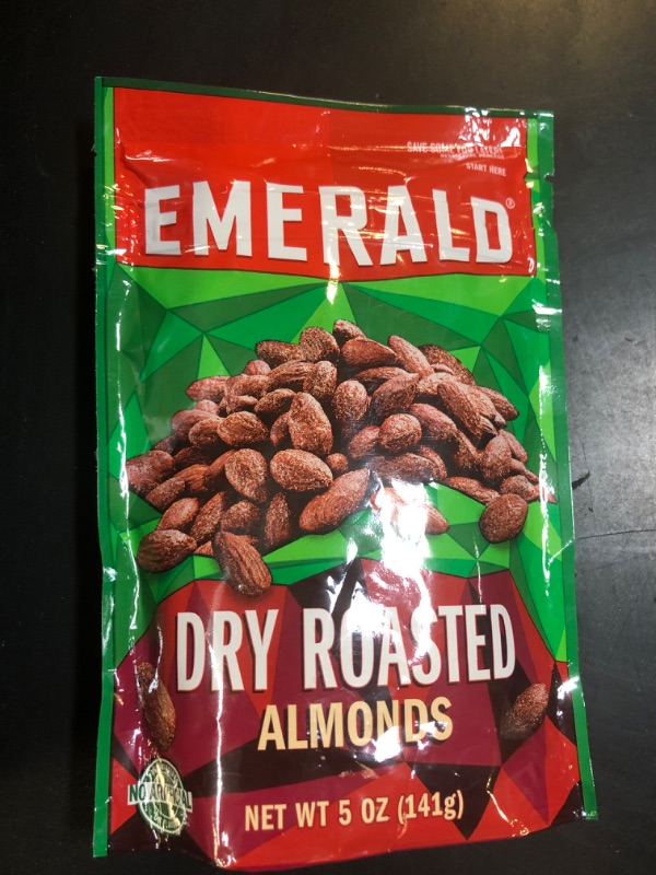 Photo 1 of Emerald Dry Roasted Almonds, 5 Ounce Resealable Bag (BB 08APR2025)
