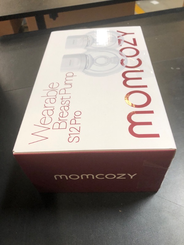 Photo 1 of Momcozy Hands-Free Breast Pump S12 Pro, Wearable & Portable Pump with Soft DoubleFit Flange, 3 Modes | 9 Levels Double Electric Pump, Smart Display, 24mm, 2 Pack, Cozy White