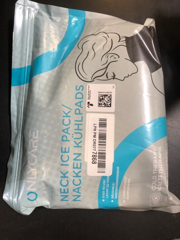 Photo 1 of ONLYCARE Neck Ice Pack Wrap Gel - Upgraded Ice Packs for Neck Reusable, Hot and Cold Compress, FSA or HSA Eligible, Relief of Pain, Swelling, Sprains, Office Pressure