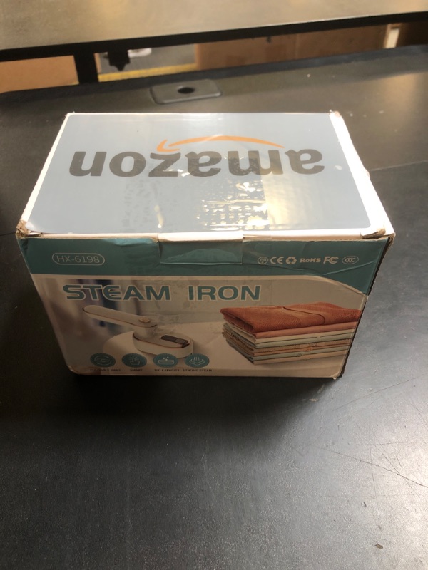 Photo 1 of Travel Steamer Iron for Clothes - Portable Mini Ironing Machine, Small Size for College Dorm Home Essentials (Blue)