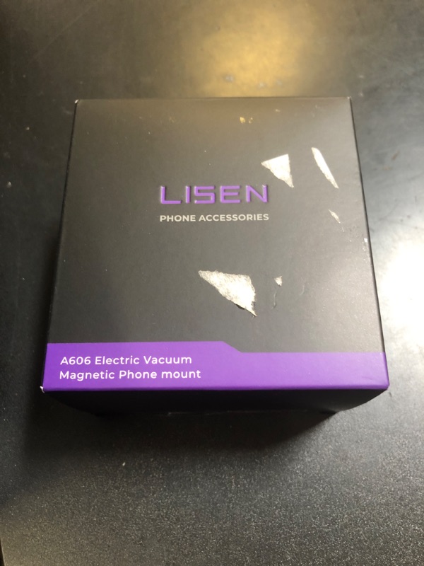 Photo 1 of LISEN Suction Phone Mount for Magsafe, Super Stable Magnetic Phone Holder, Electric Vacuum Magnetic Phone Holder 360° Adjustable Portable Multi-Scene Vlogging Use for iPhone 16e 16 Pro Max 15 14 13 12