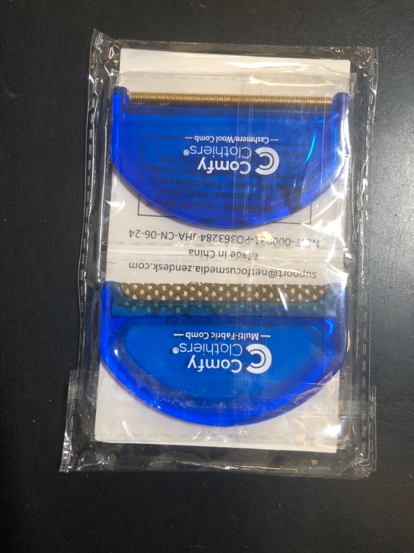 Photo 1 of Comfy Clothiers Fabric Shaver and Cashmere Comb Combo Pack - Lint Shaver and Pilling Remover for Clothes - Revives Sweaters, Blankets, and Bed Sheets - Removes Fuzz, Pills, and Lint