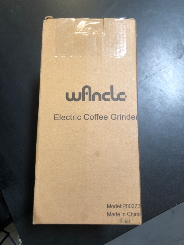 Photo 1 of Wancle Electric Coffee Grinder, Spice Grinder, One Touch Coffee Mill for Beans, Spices and More, with Clean Brush Black