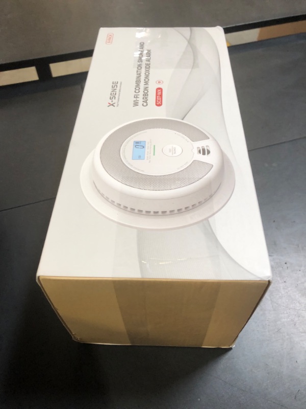 Photo 1 of X-Sense Smart Smoke Detector Carbon Monoxide Detector Combo with Replaceable Battery, Wi-Fi Smoke and Carbon Monoxide Detector with Real-Time App Notifications, SC07-WX, 6-Pack