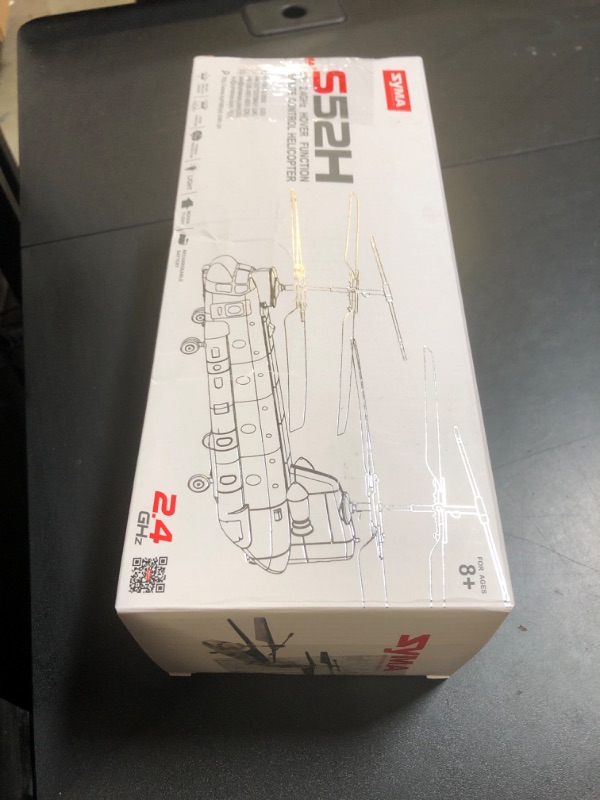 Photo 1 of SYMA Remote Control Helicopter, S52H Military Transport RC Helicopters with Altitude Hold, One Key take Off/Landing, LED Light, Low Battery Reminder, Army Toys for Kids and Military Fans