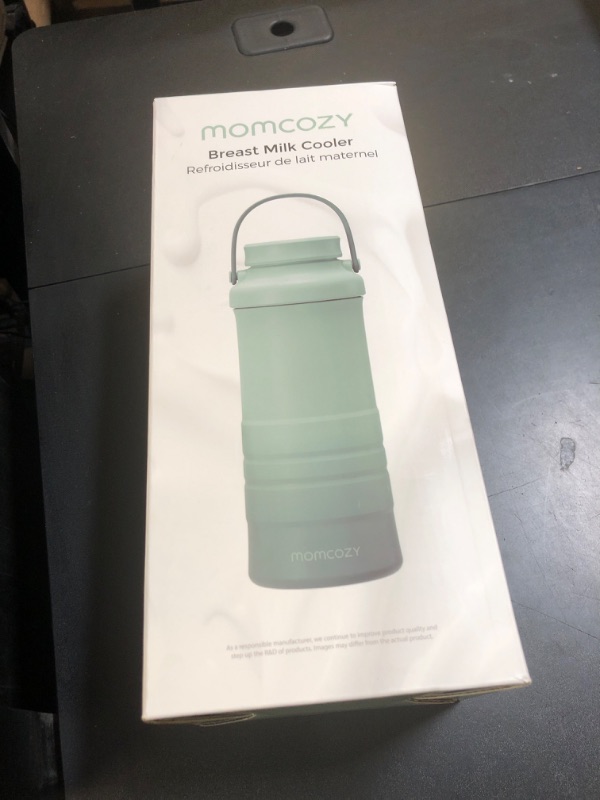 Photo 1 of Momcozy 22oz Portable Breast Milk Cooler for Outdoor, Life Saver with 360° Total Cooling for 24 Hours, Larger Capacity Travel Breastmilk Chiller with 2pcs Baby Bottles for Breastmilk Storage, Green