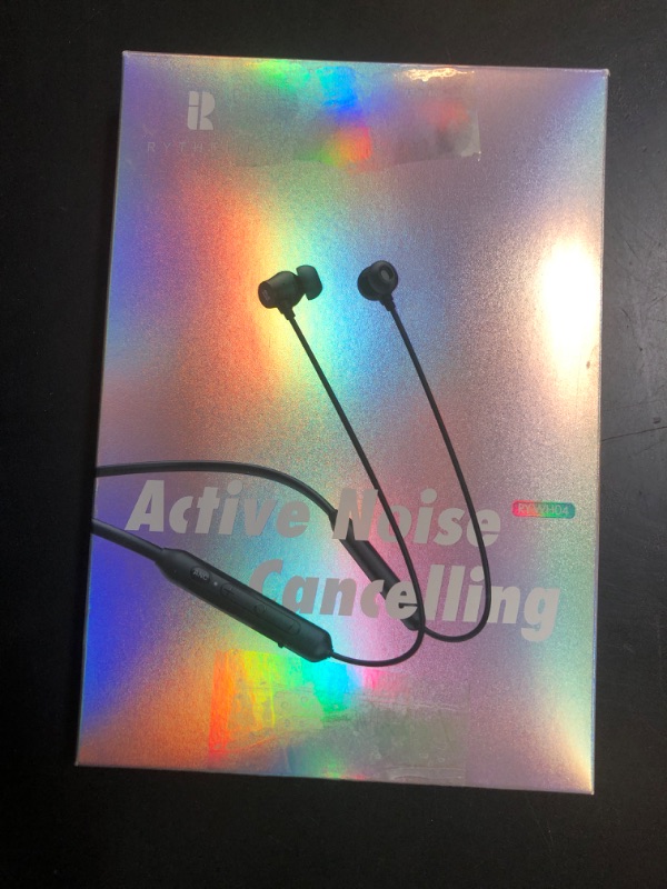 Photo 1 of Active Noise Cancelling Headphones, Wireless V5.3 Bluetooth Headphones with 3 AI Mics ENC, In-ear Magnetic Neckband Earbuds 60Hrs Playtime, IPX6 Sweatproof ANC Earphones for Travel Home Office