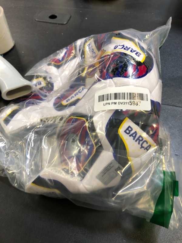 Photo 1 of FC Barcelona Tracer Soccer Ball (5) (Black/Claret Red/White)