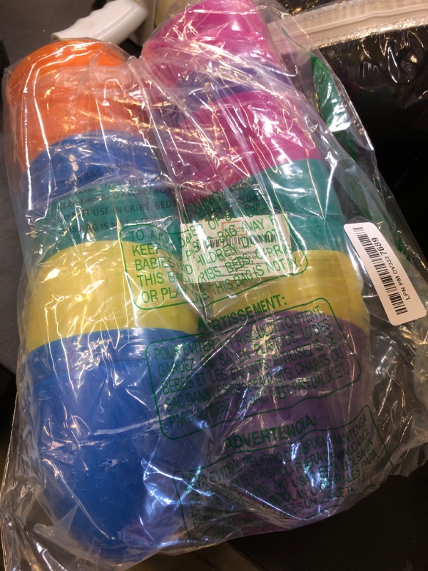 Photo 1 of 6 Inch Jumbo Fillable Easter Eggs, (12 pack) Colorful Bright Plastic Easter Eggs, Perfect for Easter Egg Hunt, Surprise Egg, Easter Hunt, Assorted Colors, 6" Giant Fillable Eggs (12-Pack)