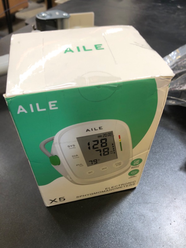 Photo 2 of Blood Pressure Monitor, AILE Blood Pressure Machine Upper Arm Large Cuff(8.7"-16.5"), High Automatic Blood Pressure Monitors Cuff for Home Use, (BP) Manual Arm Blood Pressure Monitors, 2 * 99 Memory
